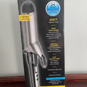 Conair Ceramic Curling Iron 1 1/2” Barrel with Nano Tourmaline Technology